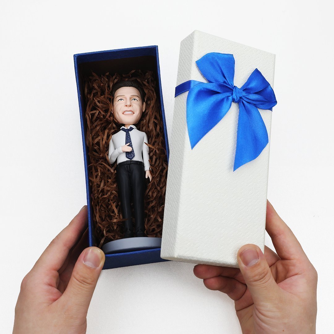 Super Mom in White Coat Custom Bobblehead